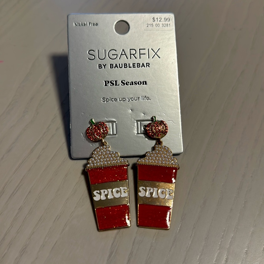 Sugarfix x BaubleBar earrings - Picture 2 of 2